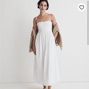 NWT Madewell Theo Sleeveless Midi Dress